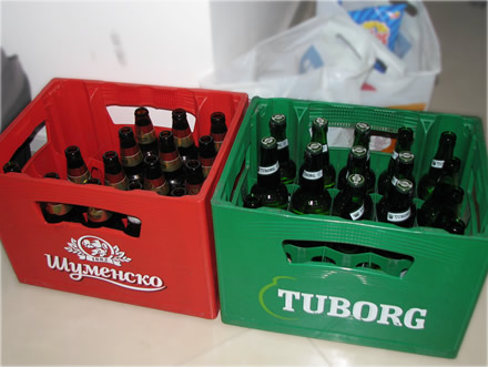 Shumensko Premium beer vs. Tuborg beer