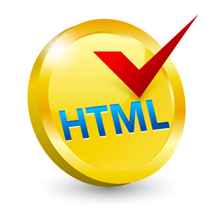 W3C HTML icon from Veerle, variant 2