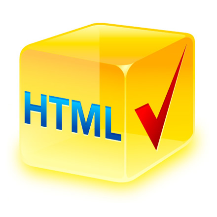 W3C HTML icon from Veerle, variant 3