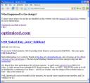 Optimiced.com - how it looked for over 48 hours :-)