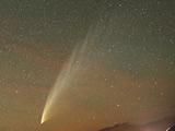 The comet McNaught and the Milky Way (see the photo in its original size on the NASA website)