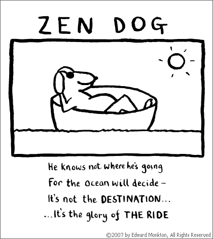 Edward Monkton - Zen Dog