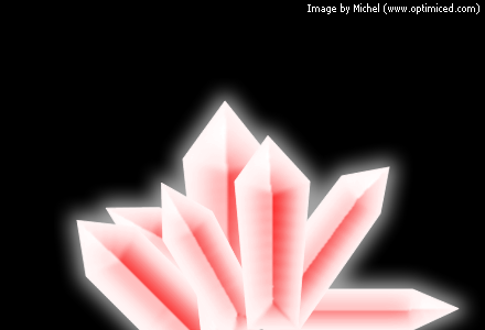 Crystals made with Adobe Fireworks (image 2)