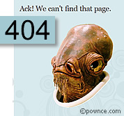 Error 404 at Pownce.com