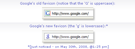 Google new favicon