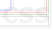 CSS layout small diagram