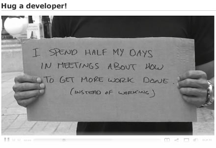 hug a developer!