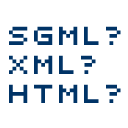 sgml-xml-html