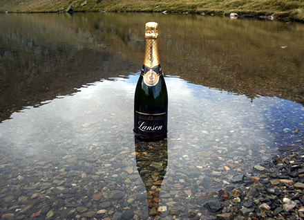 Lanson Black Label champagne and the Rila Lakes