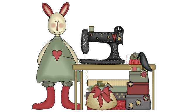 The rabbit and the sewing machine (imitation in Adobe Fireworks)