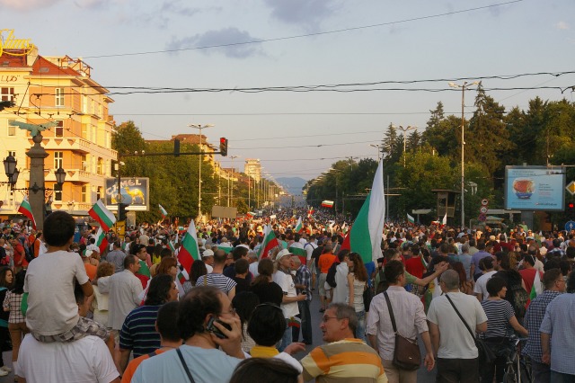 #ДАНСwithme мирен протест в София