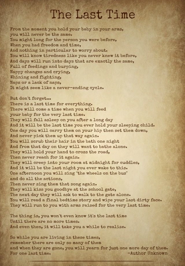 The Last Time (poem)